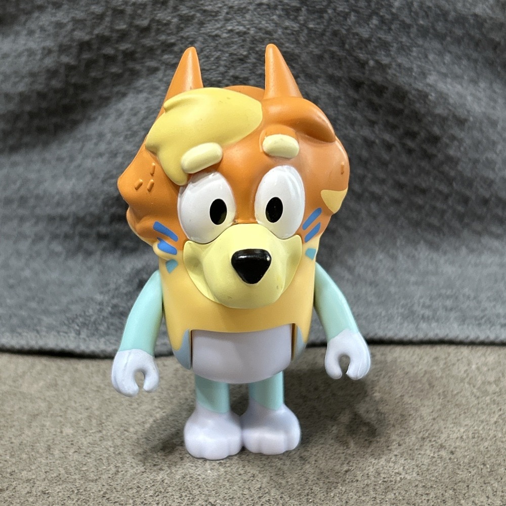Bluey Figure RARE Uncle Rad Heeler Replacement Family Multi Pack Blue Orange Dog